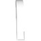 Ekena Millwork 3-in. W x 12-in. D x 16-in. H Ozark Architectural Grade PVC Knee Brace BRCP03X12X16OZK - alternate 6